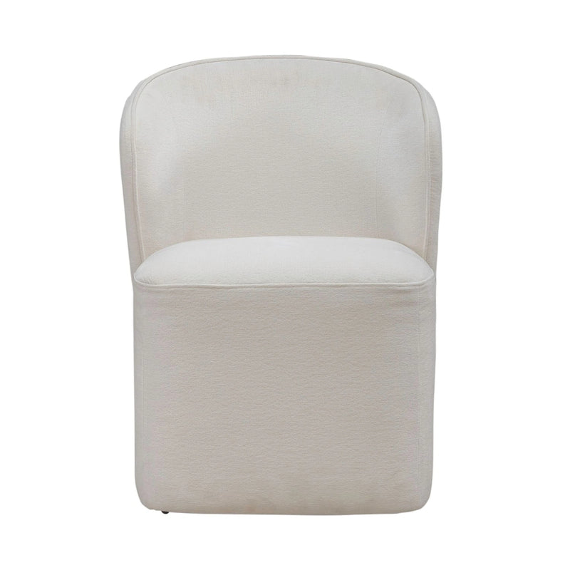 Accent Dining Accent Dining Chair w/ Casters - Ivory image
