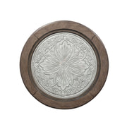Heartland Round Ceiling Tile Cocktail Table in Antique White image