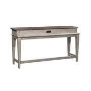 Heartland Console Bar Table in Antique White image