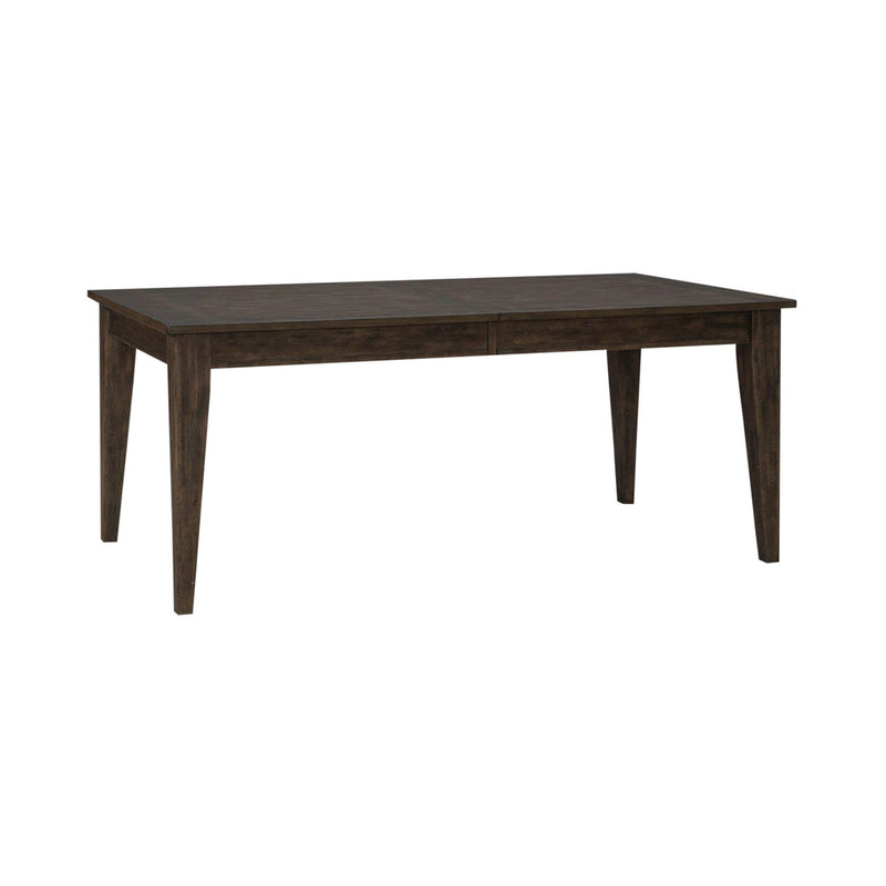 Midland Falls Rectangular Leg Table in ustic Brown