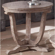Greystone Mill End Table in Stone White image