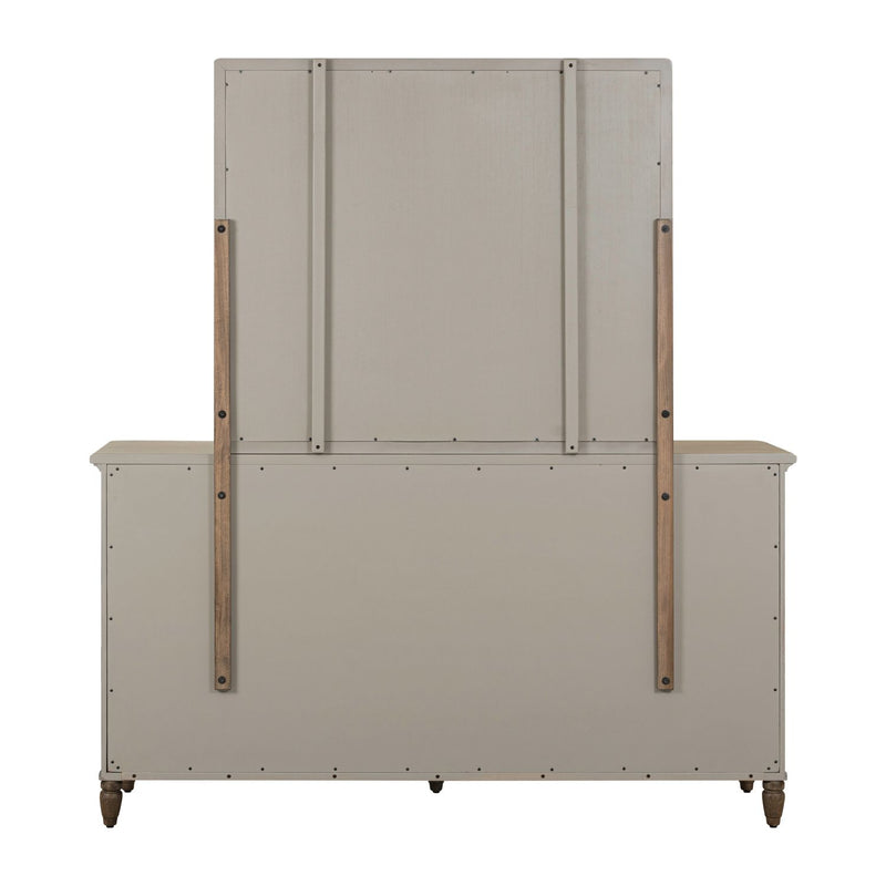 Hickory Grove Dresser & Mirror image