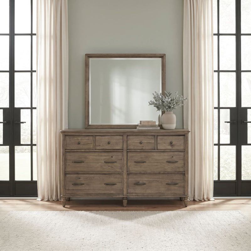 Hickory Grove Dresser & Mirror image