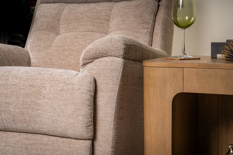 Sophisticated Perfect Match Power Swivel Gliding Recliner with Power Headrest & Lumbar
