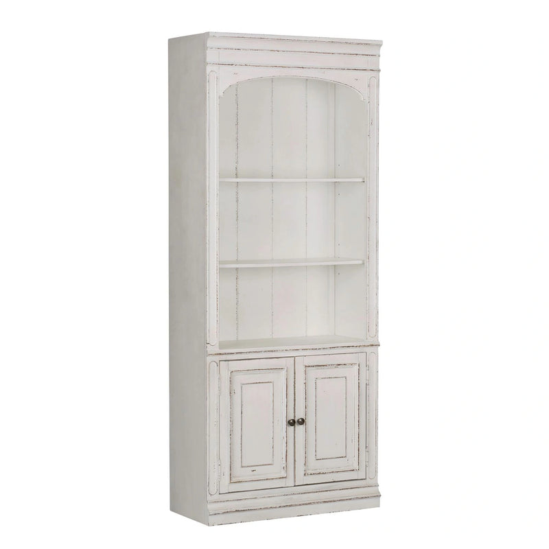 Magnolia Manor Bunching Bookcase in Antique White image