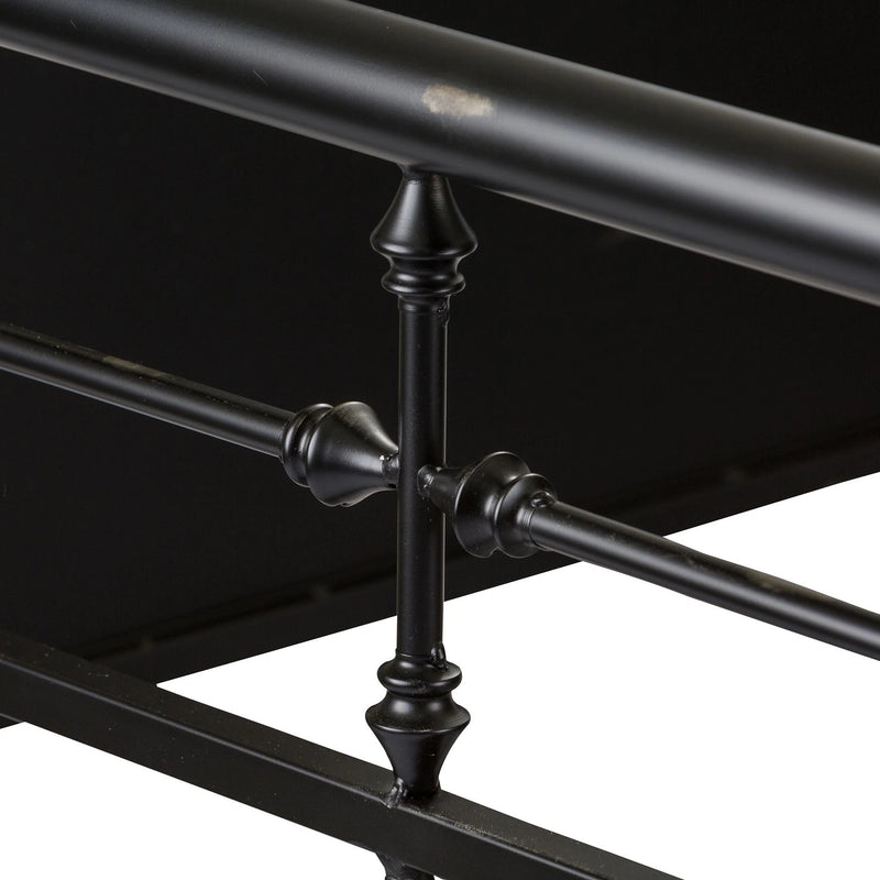 Vintage Series Metal Bed in Black image