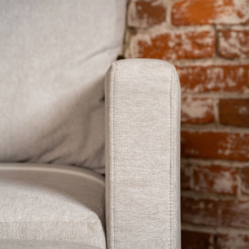 Flex 6-Seat Sectional with Narrow Arm and Ottoman