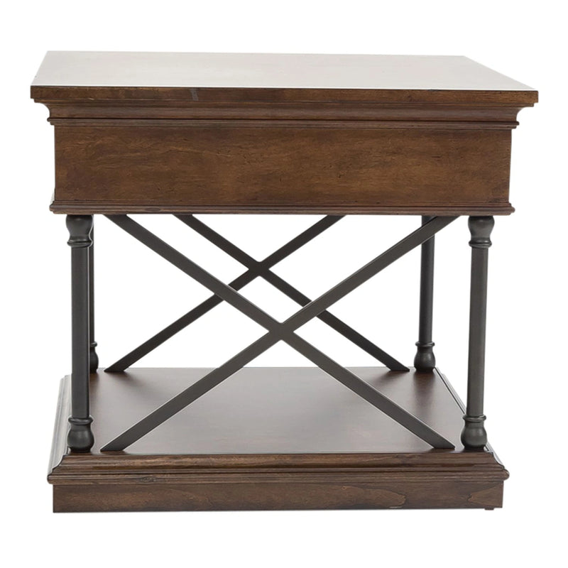 Tribeca End Table in Cordovian Brown image