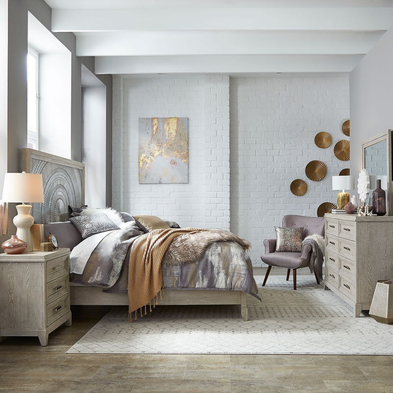 Belmar King California Panel Bed, Dresser & Mirror, Night Stand image