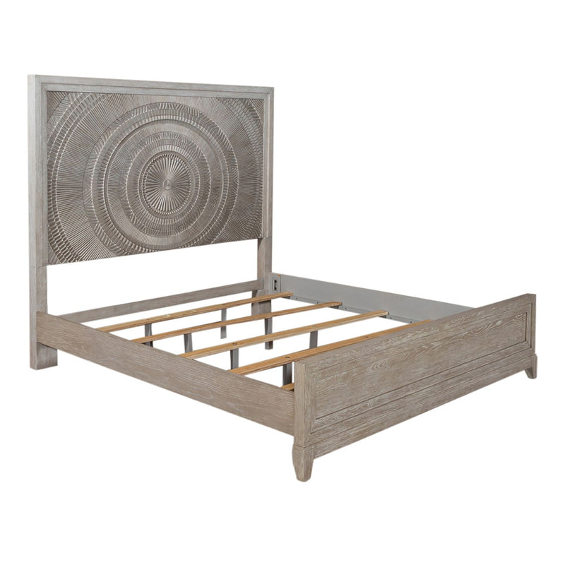 Belmar King Panel Bed, Dresser & Mirror, Chest