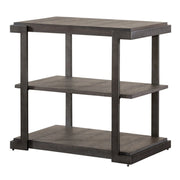 Modern View Tiered End Table in Gray image