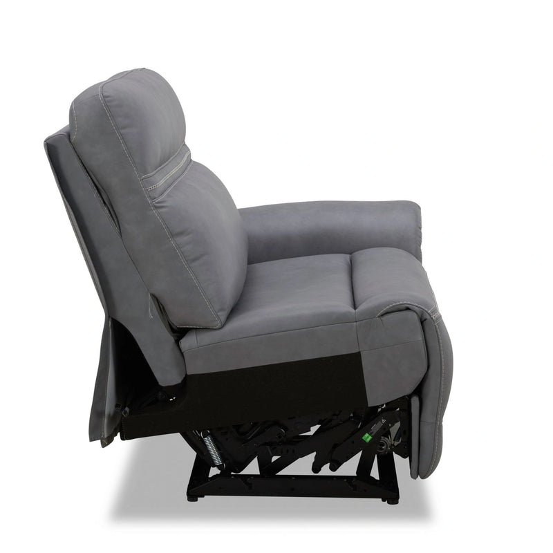 Cooper R Arm Recliner P3 & ZG - Blue Gray image