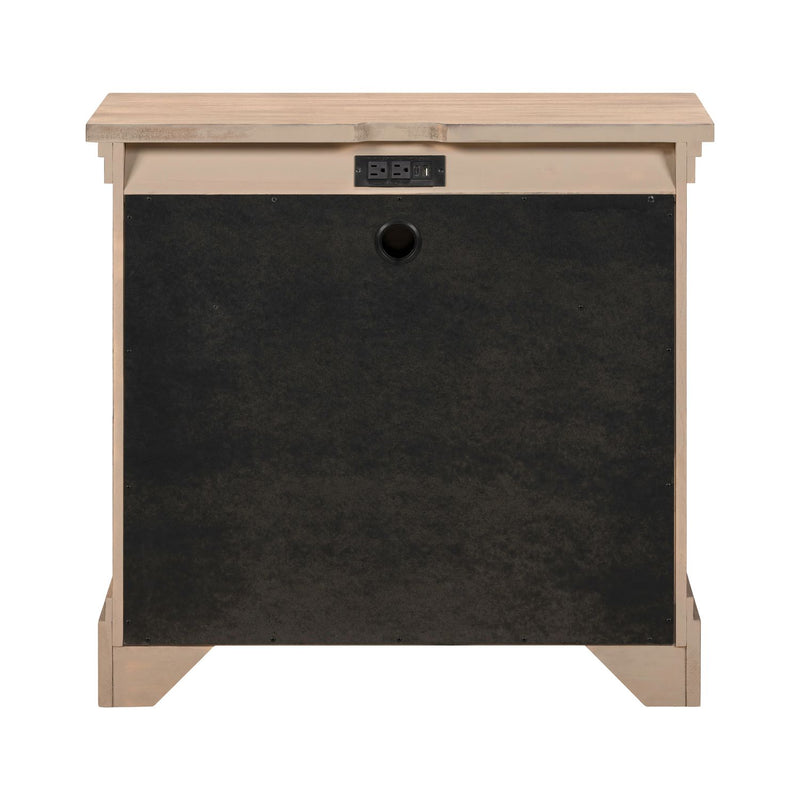 Haven Hills Bedside Chest w/ Charging Station