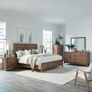 Shaker Lakes King Panel Bed, Dresser & Mirror, Chest, Night Stand image