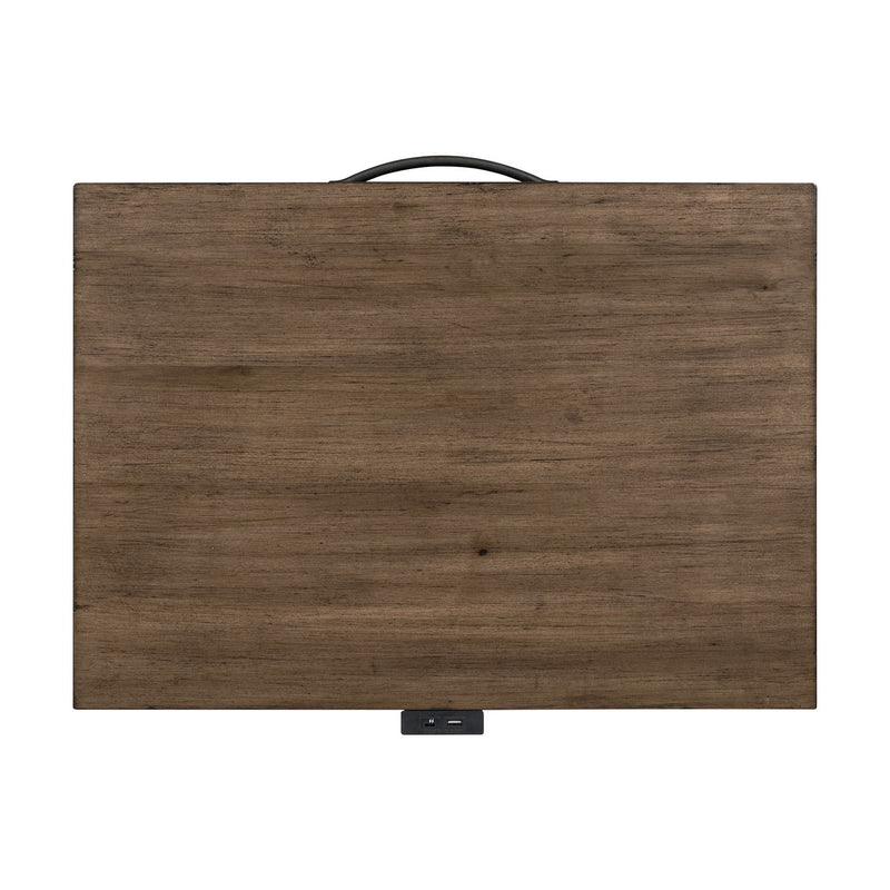 Shaker Lakes Open Nightstand w/ Charging Station image