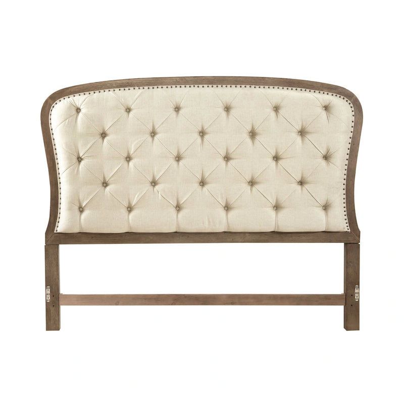 Americana Farmhouse Queen Tufted Panel Headboard image