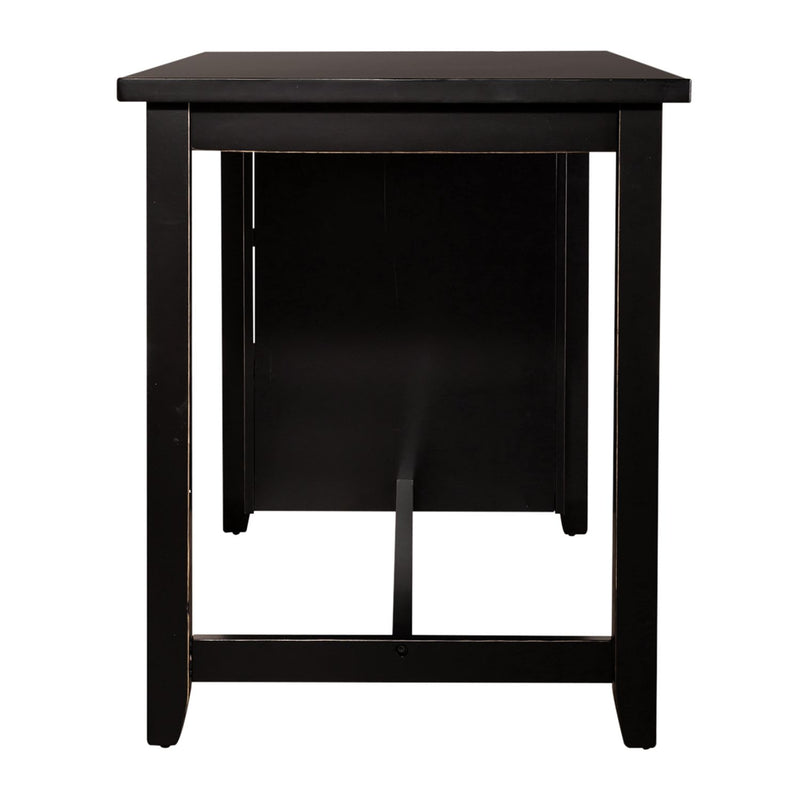 Brook Creek 5 Piece Counter Set in Black
