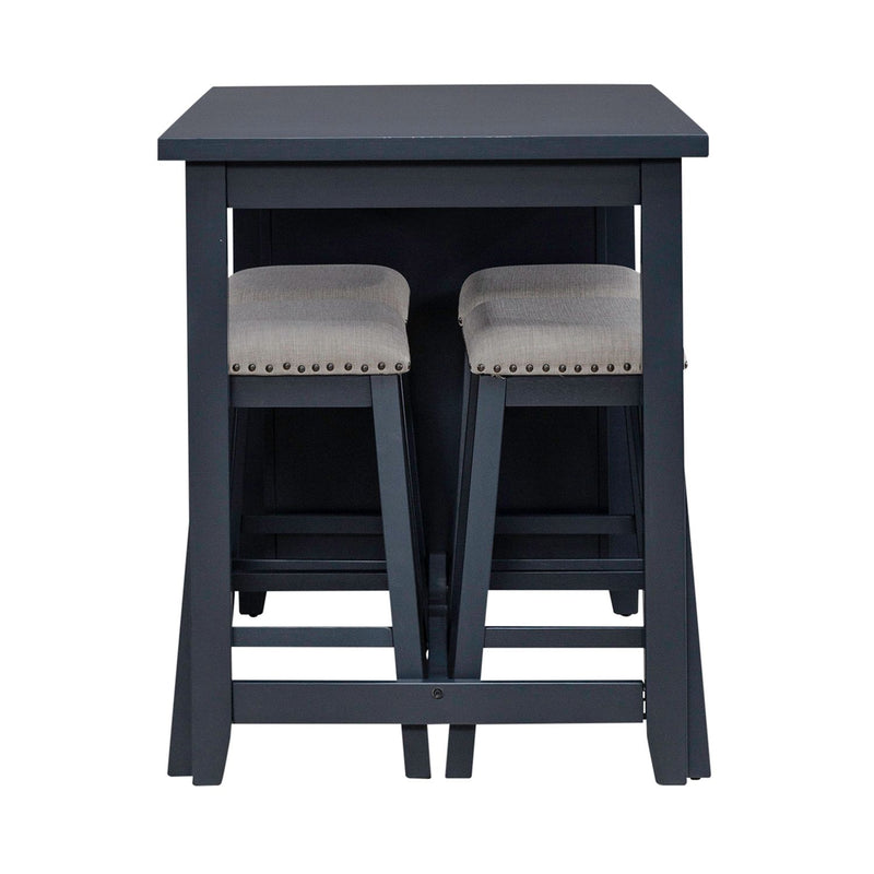 Brook Creek 5 Piece Counter Set- Navy