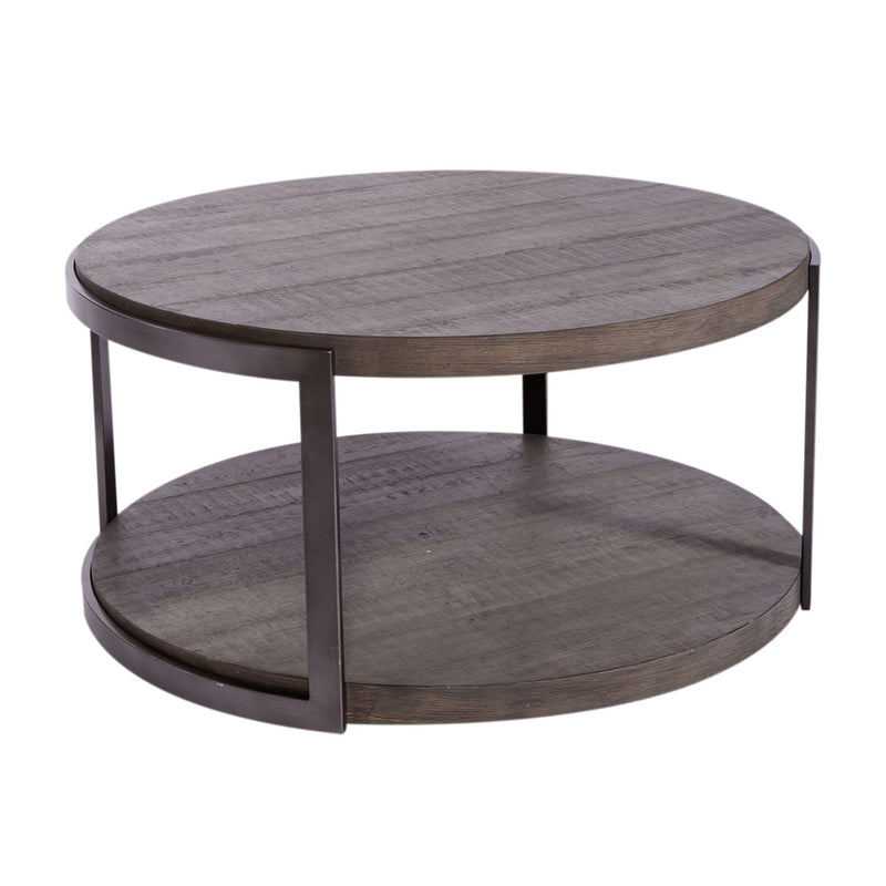 Modern View Round Cocktail Table