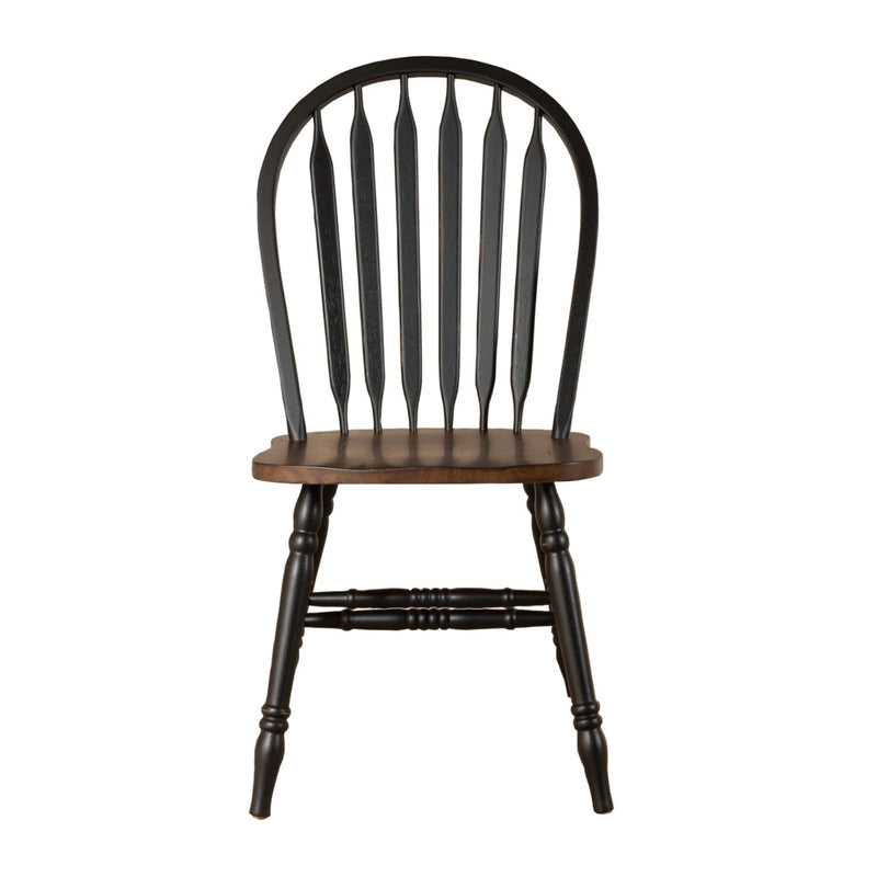 Carolina Crossing Windsor Side Chair- Black image