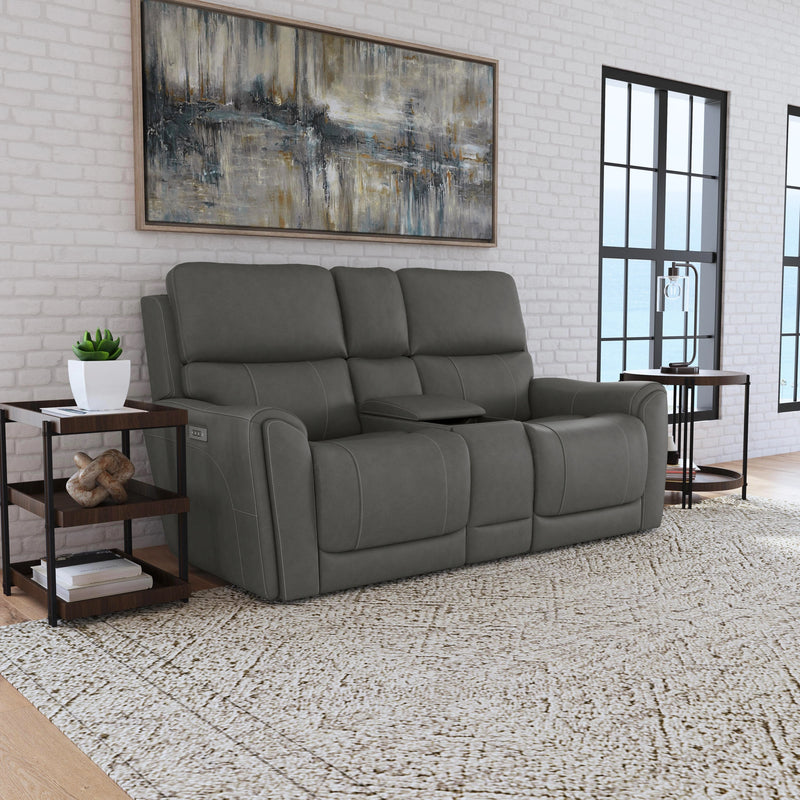 Carter Latitudes Power Reclining Loveseat with Console & Power Headrests & Lumbar - 5000006753