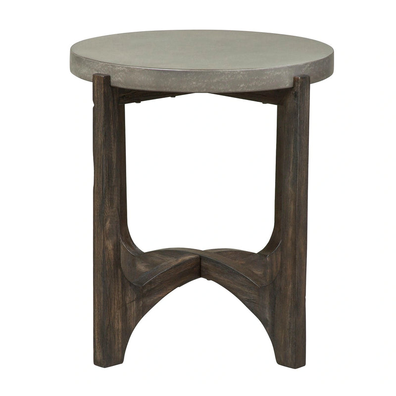 Cascade End Table in Wire Brush Rustic Brown image