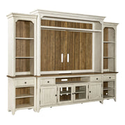 Farmhouse Reimagined Entertainment Center with Piers image