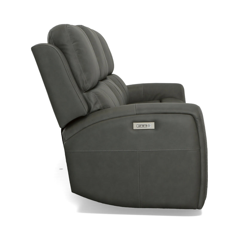 Linden Power Reclining Sofa with Power Headrests & Lumbar - 5000005548
