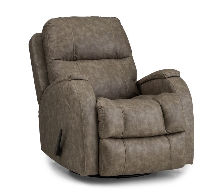 Homestretch 'Zena Taupe' Swivel Glider Recliner