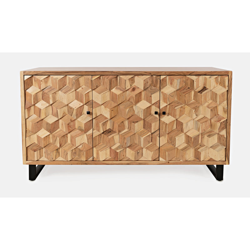 Geometrix 3 Door Accent Cabinet