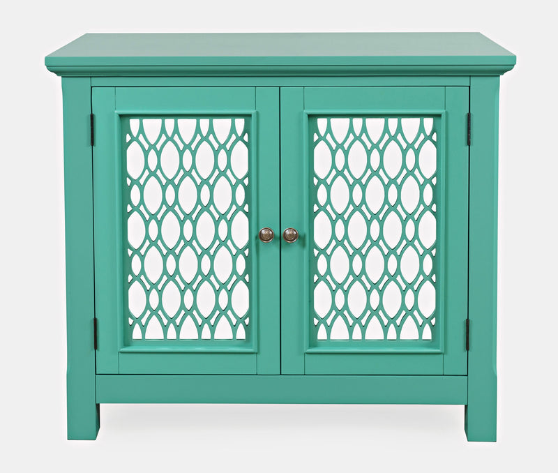Isabella 38 inch Mirrored Accent Cabinet