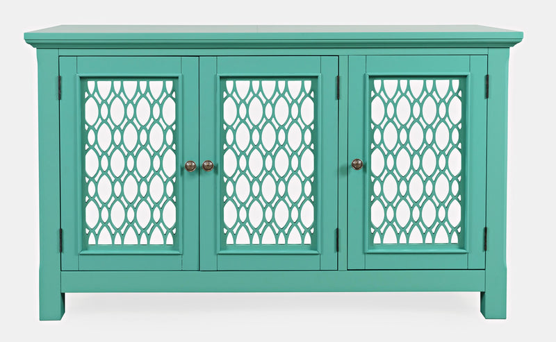 Isabella 54 inch Mirrored Accent Cabinet