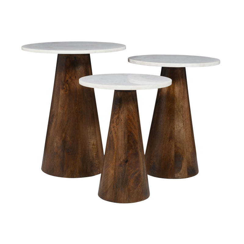Nolan Marble Bunching Tables
