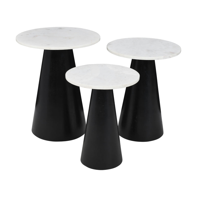 Nolan Marble Bunching Tables