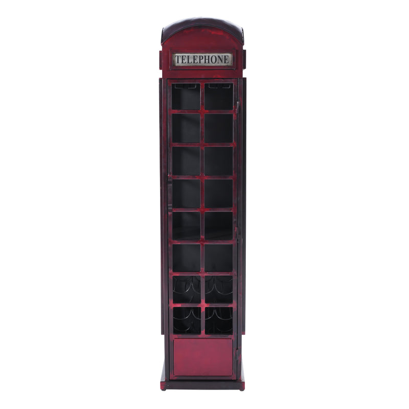 Telly Vintage Telephone Booth Bar
