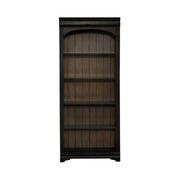 Meritage 2pc Bunching Bookcase in Aged Charcoal w/ Rub Thru/Caramel image