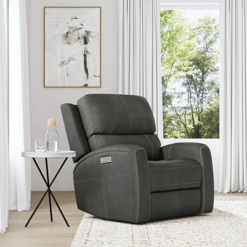 Linden Power Recliner with Power Headrest & Lumbar - 5000005547
