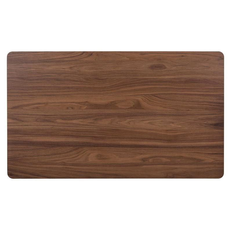Space Saver Rectangular Leg Table in Satin Walnut image