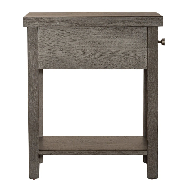 Modern Farmhouse Drawer Chair Side Table image