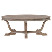 Greystone Mill Oval Cocktail Table in Stone White image