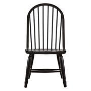 Treasures Bow Back Side Chair - Black image