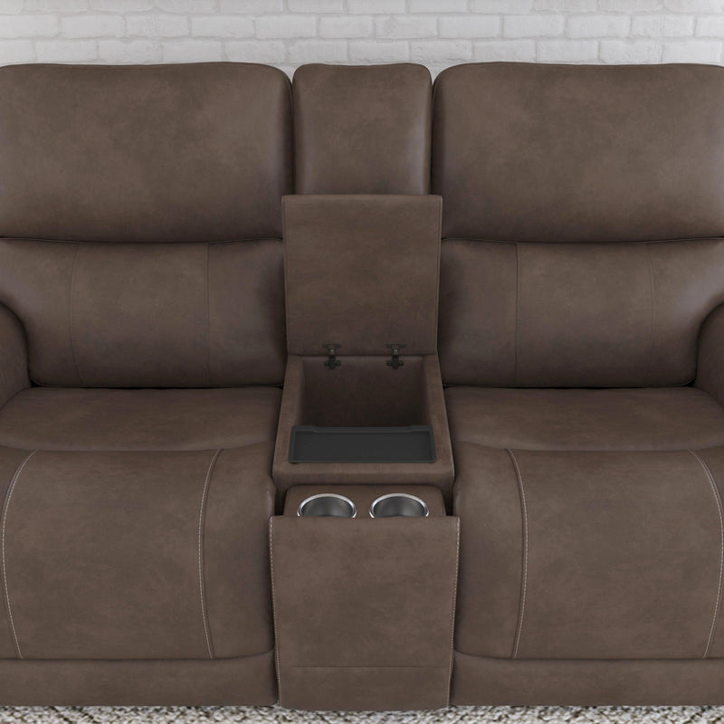 Carter Latitudes Power Reclining Loveseat with Console & Power Headrests & Lumbar - 5000004280