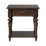Arden Road Drawer End Table in Satin Cherry image