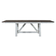 Farmhouse Trestle Table in White image