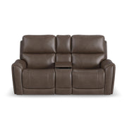 Carter Latitudes Power Reclining Loveseat with Console & Power Headrests & Lumbar - 5000004280