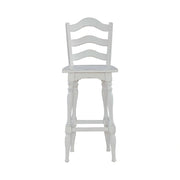 Magnolia Manor Ladderback Swivel Bar Stool image