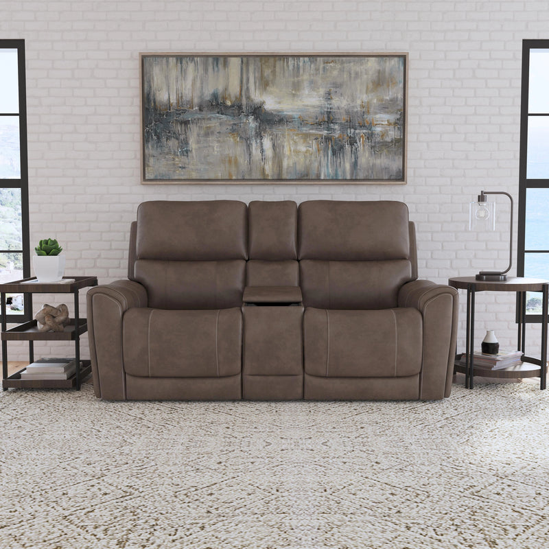Carter Latitudes Power Reclining Loveseat with Console & Power Headrests & Lumbar - 5000004280