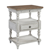 Farmhouse Reimagined Drawer Nightstand in Antique White image