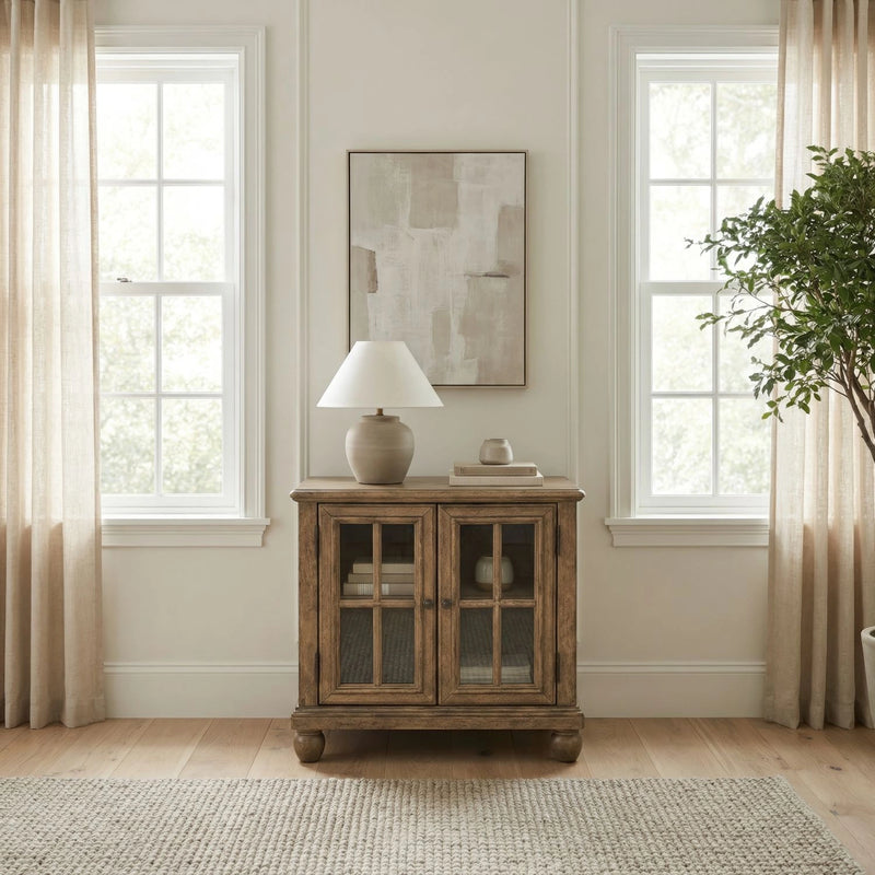 Homestead Haven Door Nightstand w/ Charging Station image