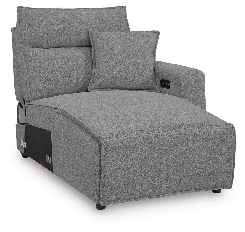 Modmax II Reclining Sectional with Double Chaise and Audio Consoles